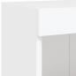 Preview: TV-Schrank mit LED-Leuchten Weiß 100x30x30 cm