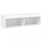 Preview: TV-Schrank mit LED-Leuchten Weiß 100x30x30 cm