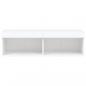 Preview: TV-Schrank mit LED-Leuchten Weiß 100x30x30 cm