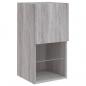Preview: TV-Schränke mit LED-Leuchten 2 Stk. Grau Sonoma 30,5x30x60 cm