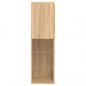 Preview: TV-Schrank mit LED-Leuchten Sonoma-Eiche 30,5x30x102 cm