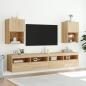 Preview: TV-Schrank mit LED-Leuchten Sonoma-Eiche 40,5x30x60 cm