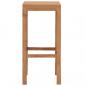 Preview: Barhocker 4 Stk. Massivholz Teak