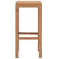 Preview: Barhocker 4 Stk. Massivholz Teak