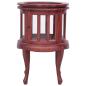 Preview: Vitrinenschrank Braun 50 x 50 x 76 cm Massivholz Mahagoni