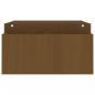 Preview: Monitorständer Honigbraun 100x27,5x15 cm Massivholz Kiefer