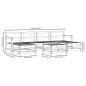 Preview: 7-tlg. Garten-Lounge-Set Massivholz Kiefer