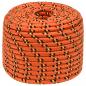 Preview: Bootsseil Orange 12 mm 25 m Polypropylen