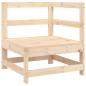 Preview: 6-tlg. Garten-Lounge-Set Massivholz Kiefer