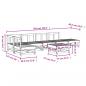 Preview: 7-tlg. Garten-Lounge-Set Massivholz Kiefer