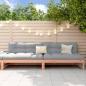 Preview: ARDEBO.de - Garten-Mittelsofas 2 Stk. 120x80 cm Massivholz Douglasie