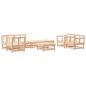Preview: 8-tlg. Garten-Lounge-Set Massivholz Kiefer