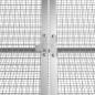 Preview: Kaninchenkäfig Grau 504,5x80,5x71 cm Verzinkter Stahl