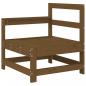 Preview: Garten-Ecksofas 2 Stk. Honigbraun Massivholz Kiefer