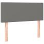 Preview: Boxspringbett mit Matratze Dunkelgrau 90x190 cm Stoff