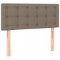 Preview: Boxspringbett mit Matratze Taupe 120x200 cm Stoff