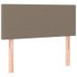Preview: Boxspringbett mit Matratze Taupe 120x200 cm Stoff