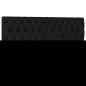 Preview: Boxspringbett mit Matratze Schwarz 160x200 cm Stoff
