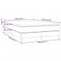 Preview: Boxspringbett mit Matratze Dunkelbraun 140x190 cm Stoff