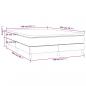 Preview: Boxspringbett mit Matratze Dunkelgrau 140x200 cm Stoff