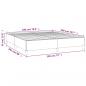 Preview: Boxspringbett mit Matratze Schwarz 180x200 cm Stoff