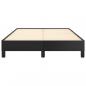 Preview: Bettgestell Schwarz 120x200 cm Kunstleder 