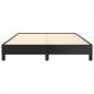 Preview: Bettgestell Schwarz 140x200 cm Kunstleder