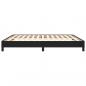 Preview: Bettgestell Schwarz 160x200 cm Kunstleder