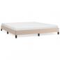 Preview: Bettgestell Cappuccino-Braun 160x200 cm Kunstleder