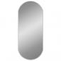 Preview: Wandspiegel Silbern 70x30 cm Oval