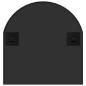 Preview: Wandspiegel Schwarz 90x40 cm Oval