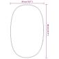 Preview: Wandspiegel Silbern 80x50 cm