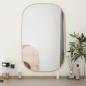 Preview: ARDEBO.de - Wandspiegel Golden 70x45 cm