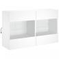 Preview: TV-Wandschrank mit LED-Leuchten Weiß 98,5x30x60,5 cm