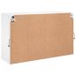 Preview: TV-Wandschrank mit LED-Leuchten Weiß 98,5x30x60,5 cm