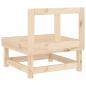 Preview: Garten-Mittelsofas 2 Stk. Massivholz Kiefer