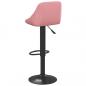 Preview: Barhocker 2 Stk. Rosa Samt
