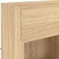 Preview: TV-Wandschrank mit LED-Leuchten Sonoma-Eiche 78,5x30x60,5 cm