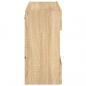 Preview: TV-Wandschrank mit LED-Leuchten Sonoma-Eiche 78,5x30x60,5 cm