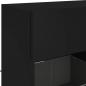 Preview: TV-Wandschrank mit LED-Leuchten Schwarz 78,5x30x60,5 cm