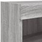 Preview: TV-Wandschrank mit LED-Leuchten Grau Sonoma 60x30x40 cm
