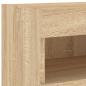 Preview: TV-Wandschrank mit LED-Leuchten Sonoma-Eiche 80x30x40 cm