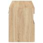 Preview: TV-Wandschrank mit LED-Leuchten Sonoma-Eiche 80x30x40 cm
