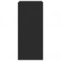 Preview: TV-Wandschrank mit LED-Leuchten Schwarz 30,5x35x70 cm