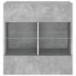 Preview: TV-Wandschrank mit LED-Leuchten Betongrau 58,5x30x60,5 cm