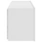 Preview: TV-Wandschrank mit LED-Leuchten Weiß 100x35x41 cm