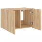 Preview: TV-Wandschrank mit LED-Leuchten Sonoma-Eiche 60x35x41 cm