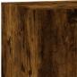 Preview: TV-Wandschrank mit LED-Leuchten Räuchereiche 60x35x31 cm
