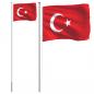 Preview: Flagge der Türkei mit Mast 6,23 m Aluminium
