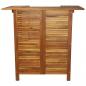 Preview: Bartisch 110x50x105 cm Massivholz Akazie